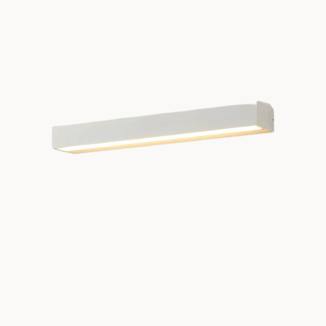 Strakke Lineaire LED Wandlamp Wit – Moderne Wandverlichting voor Badkamer, Slaapkamer & Woonkamer