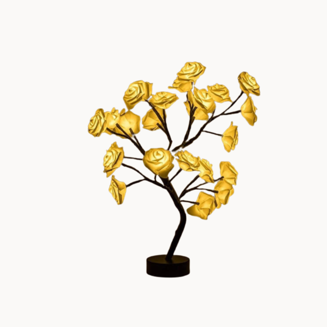 Betoverde Rozenboom Lamp – Romantische LED Decoratieve Verlichting