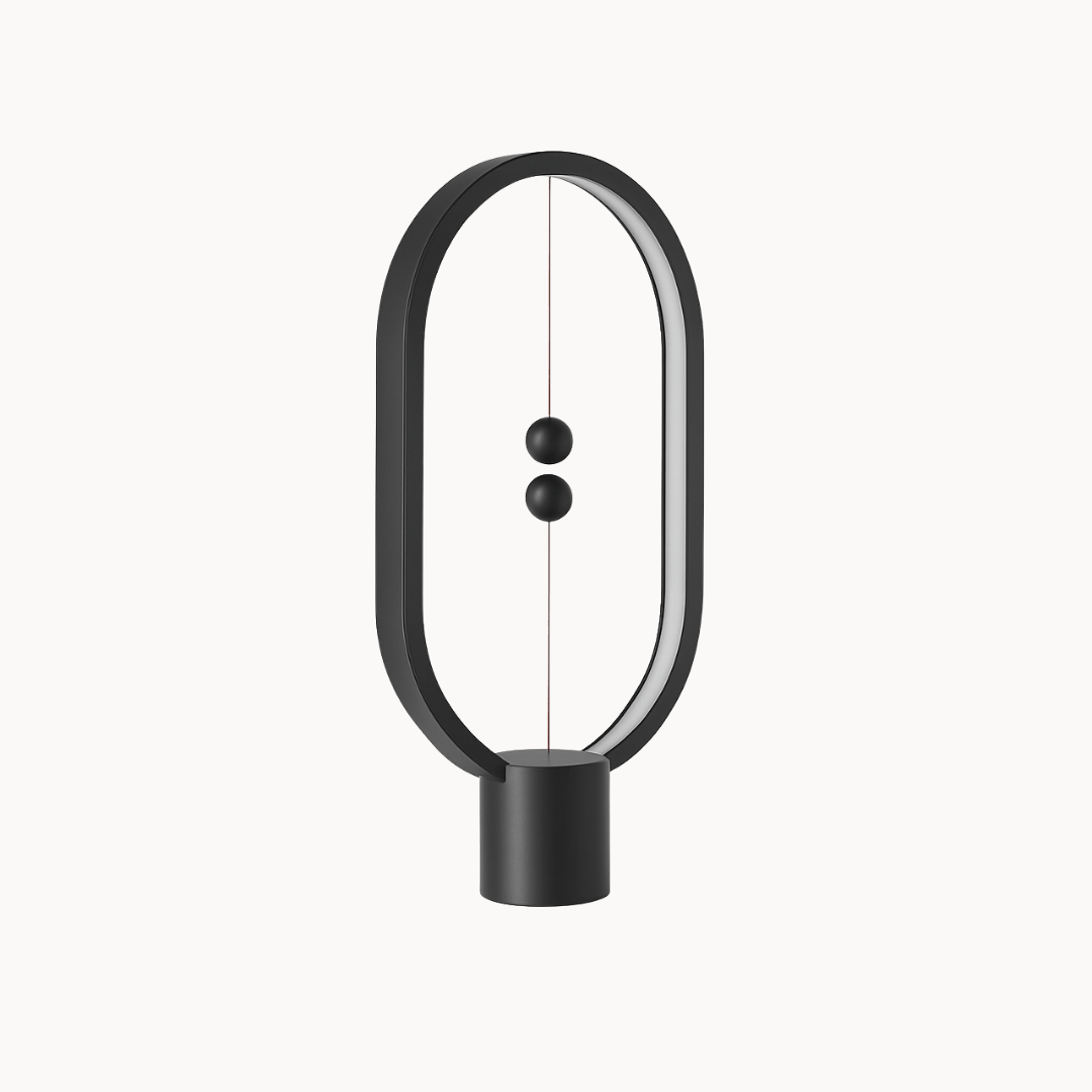 Elegante Magnetische Tafellamp – Moderne Minimalistische LED-Verlichting met Uniek Bolontwerp