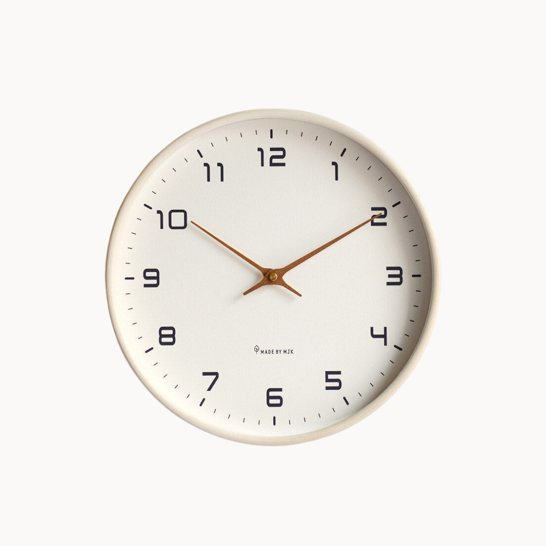 Houten Wandklok Scandinavische Eenvoud – Minimalistisch Design & Geruisloze Precisie