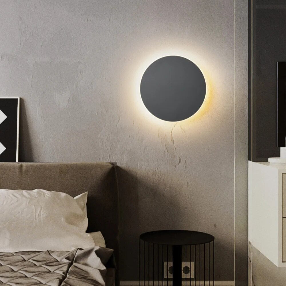 Moderne Ronde LED Wandlamp – Stijlvolle Wandverlichting met Warm Wit Licht