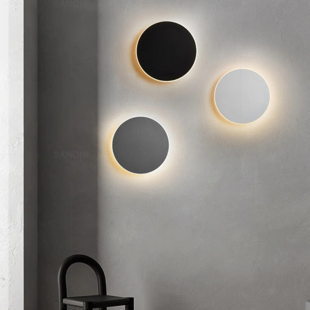 Moderne Ronde LED Wandlamp – Stijlvolle Wandverlichting met Warm Wit Licht