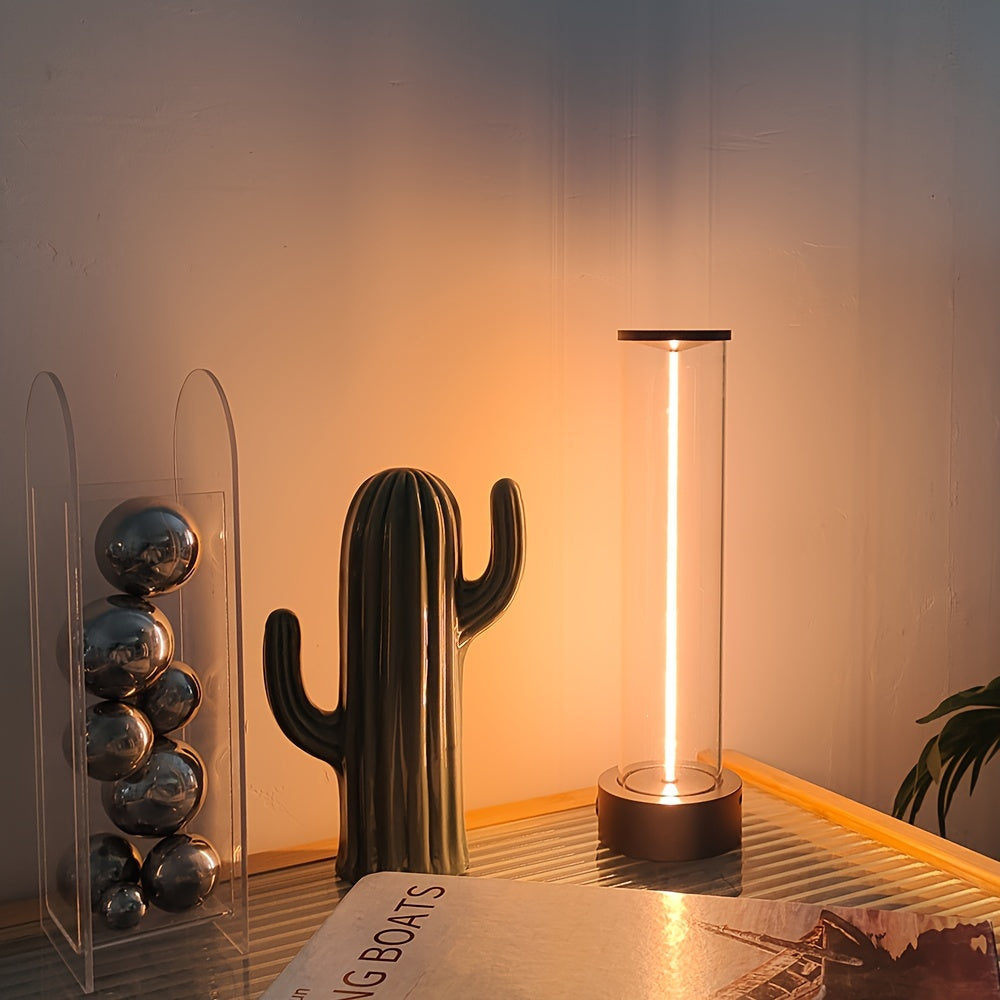 Draadloze LED Tafellamp met USB Oplaadpoort – TouchLicht voor Slaapkamer & Werkplek