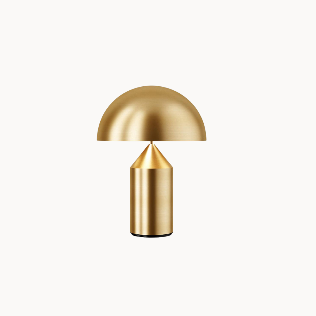 Geometrische Moderne Tafellamp – Italiaans Geïnspireerde Minimalistische Metalen Lamp voor Elegante Interieurs