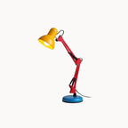 Kleurrijke Verstelbare Tafellamp – Levendige Retro-Geïnspireerde Verlichting met Flexibele Arm
