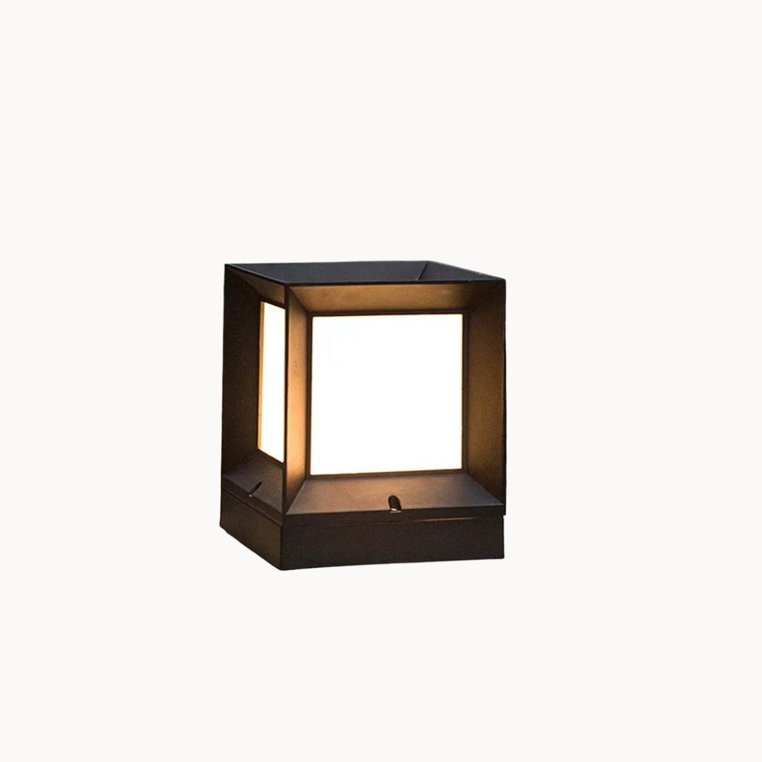 Buitenstaande Lamp voor Poorten & Opritten – Moderne Waterdichte LED Sokkelverlichting