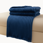 Plush Deken – Zachte & Huidvriendelijke Gestreepte Sofa Deken