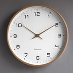 Houten Wandklok Scandinavische Eenvoud – Minimalistisch Design & Geruisloze Precisie