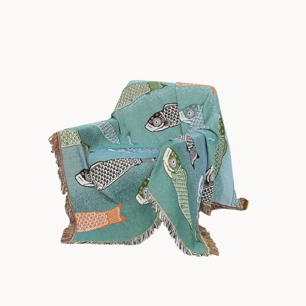 Carp Fish Plaid – Zachte, Duurzame & Stijlvolle Zomer-Inspiratie