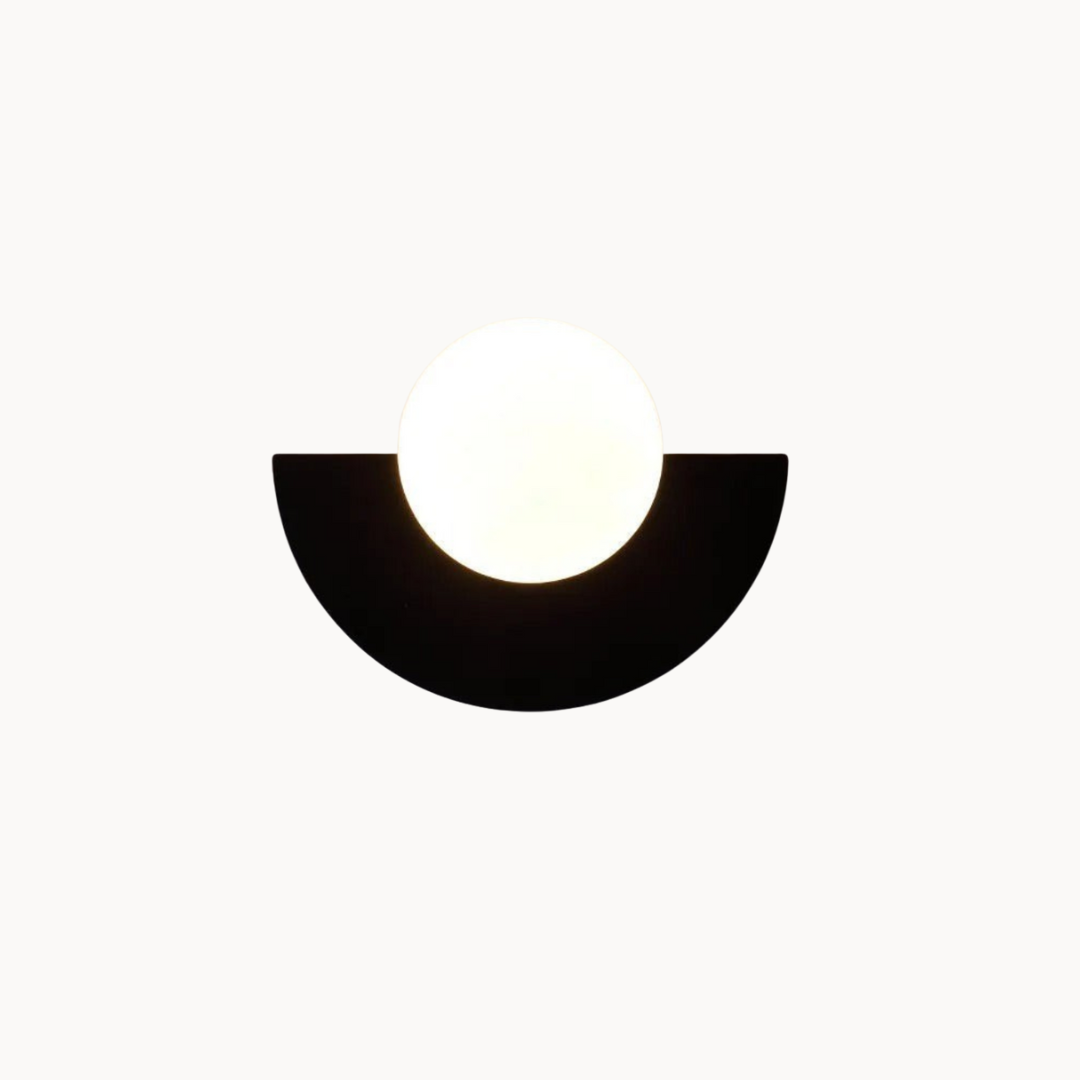 Noordse Halfronde Wandlamp – Moderne Minimalistische Wandverlichting voor een Elegant Interieur