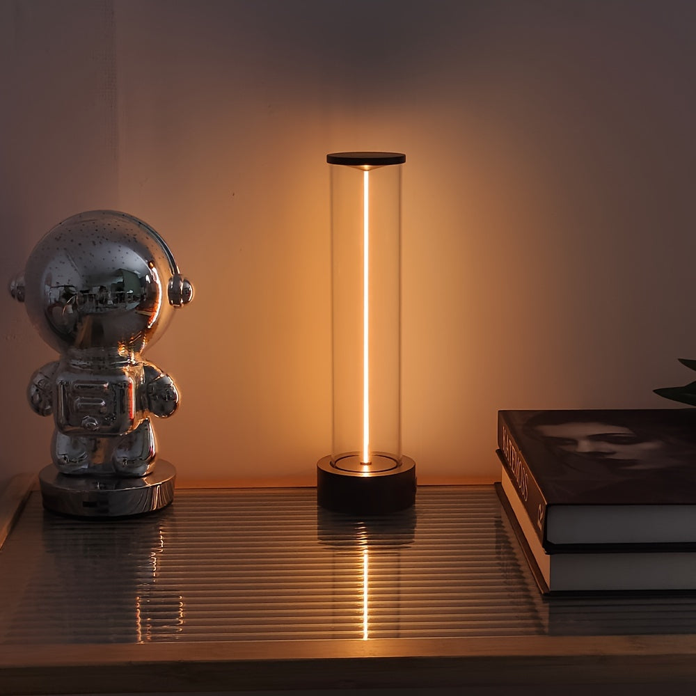 Draadloze LED Tafellamp met USB Oplaadpoort – TouchLicht voor Slaapkamer & Werkplek