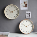 Houten Wandklok Scandinavische Eenvoud – Minimalistisch Design & Geruisloze Precisie