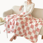 Cozy Traditional Plaid Flannel Deken – Zachte Geruite Deken