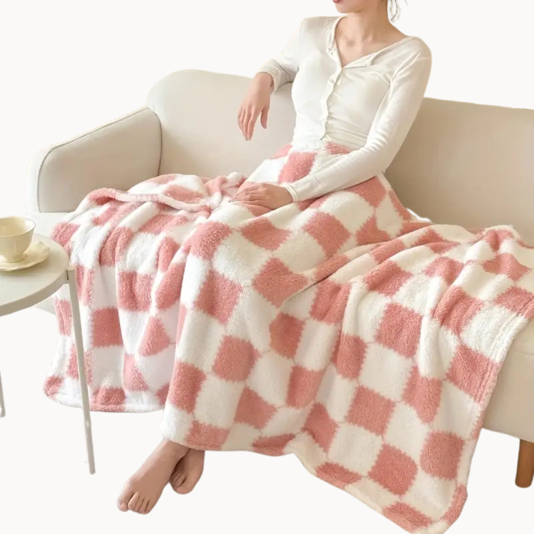 Cozy Traditional Plaid Flannel Deken – Zachte Geruite Deken