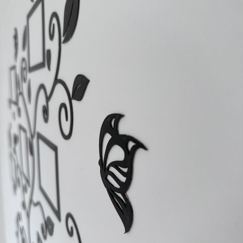 Acryl Fotolijst Muurdecoratie – 3D Creatieve Fotoboom, Zelfklevende Muursticker voor Familie & Huisdieren