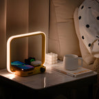 3-in-1 Draadloze RGB Bureaulamp met Timer – Opladen, Verlichten & Sfeer Creëren