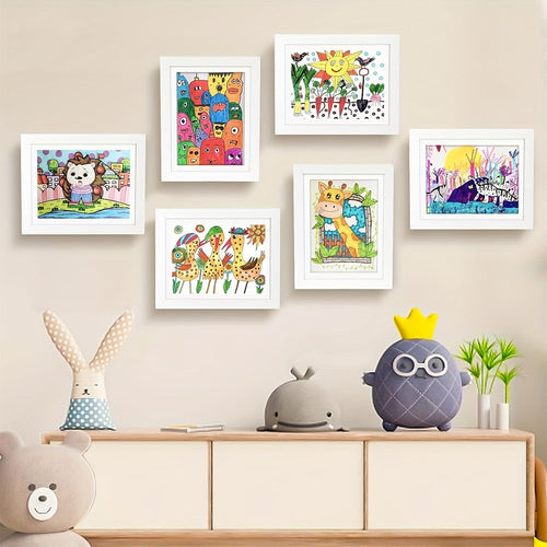 1 Stuk Flip Fotolijst – A4 Magnetische Fotolijst voor Woonkamer, Kantoor & Cadeaus