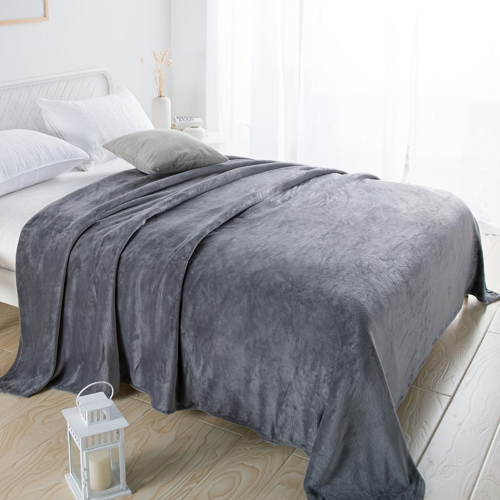 Flanellen Deken – Zachte & Warme All-Season Deken voor Bank, Bed, Kantoor & Reizen