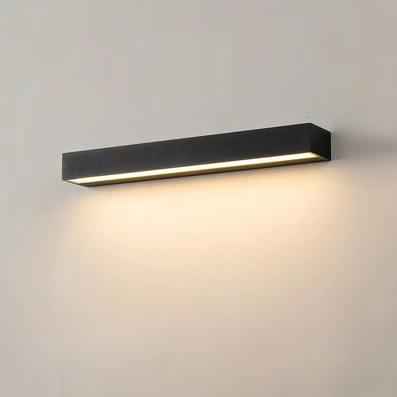 Strakke Lineaire LED Wandlamp Wit – Moderne Wandverlichting voor Badkamer, Slaapkamer & Woonkamer
