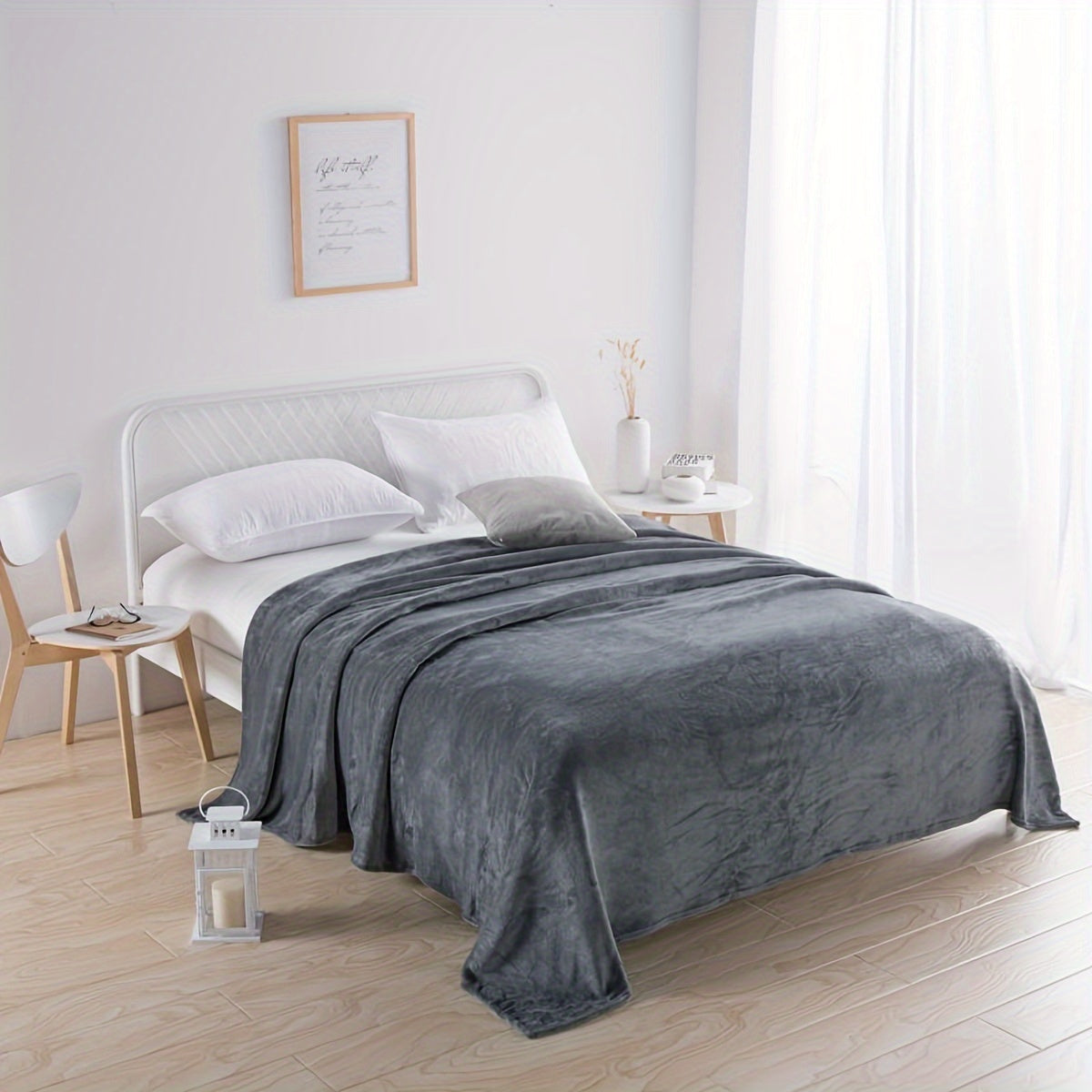 Flanellen Deken – Zachte & Warme All-Season Deken voor Bank, Bed, Kantoor & Reizen