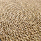 Close-up of beige carpet texture
