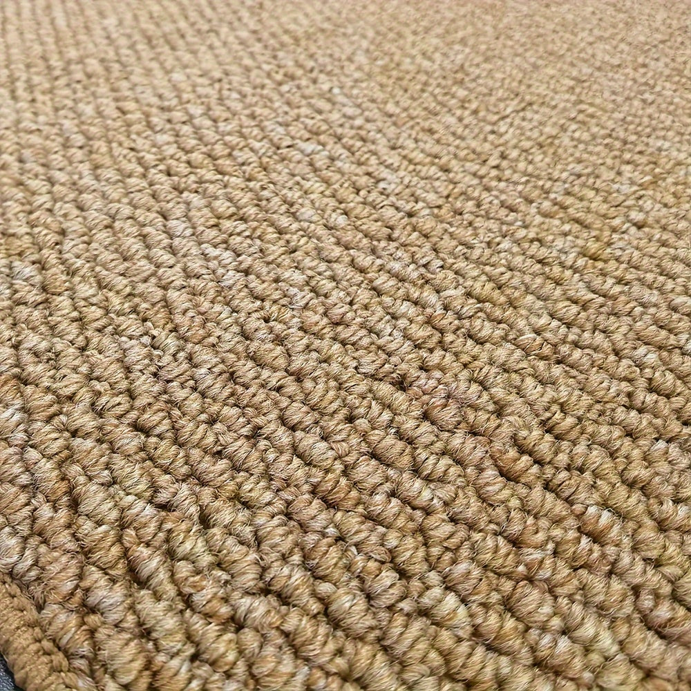 Close-up of beige carpet texture