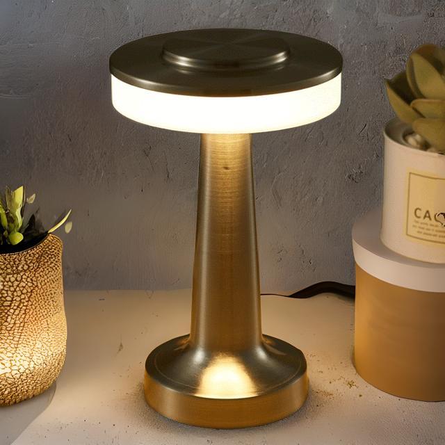 Draadloze LED Lamp met Touch Sensor – Oplaadbare Tafellamp met 3 Helderheidsniveaus & 48 Uur Gebruik