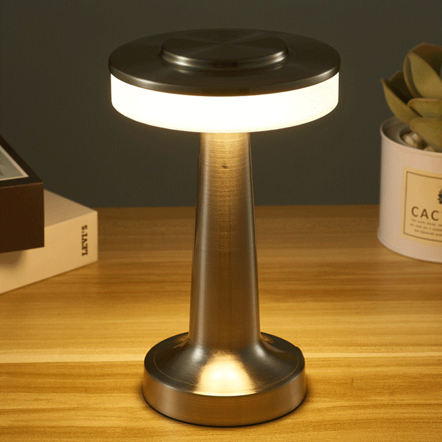Draadloze LED Lamp met Touch Sensor – Oplaadbare Tafellamp met 3 Helderheidsniveaus & 48 Uur Gebruik
