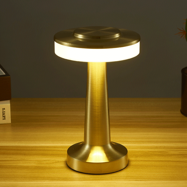 Draadloze LED Lamp met Touch Sensor – Oplaadbare Tafellamp met 3 Helderheidsniveaus & 48 Uur Gebruik