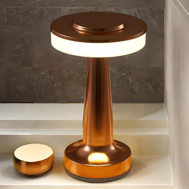 Draadloze LED Lamp met Touch Sensor – Oplaadbare Tafellamp met 3 Helderheidsniveaus & 48 Uur Gebruik