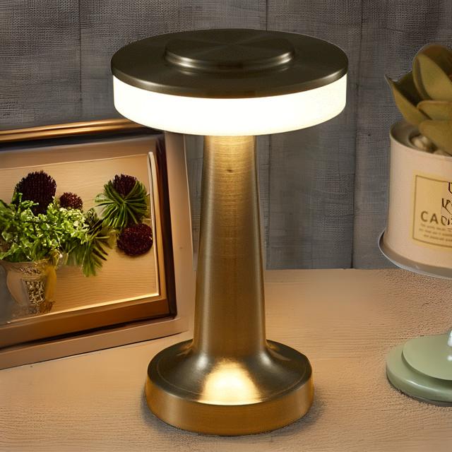 Draadloze LED Lamp met Touch Sensor – Oplaadbare Tafellamp met 3 Helderheidsniveaus & 48 Uur Gebruik