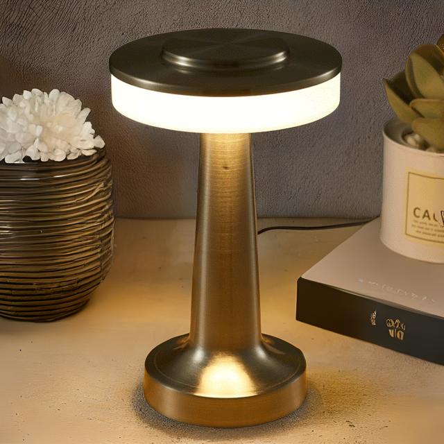Draadloze LED Lamp met Touch Sensor – Oplaadbare Tafellamp met 3 Helderheidsniveaus & 48 Uur Gebruik
