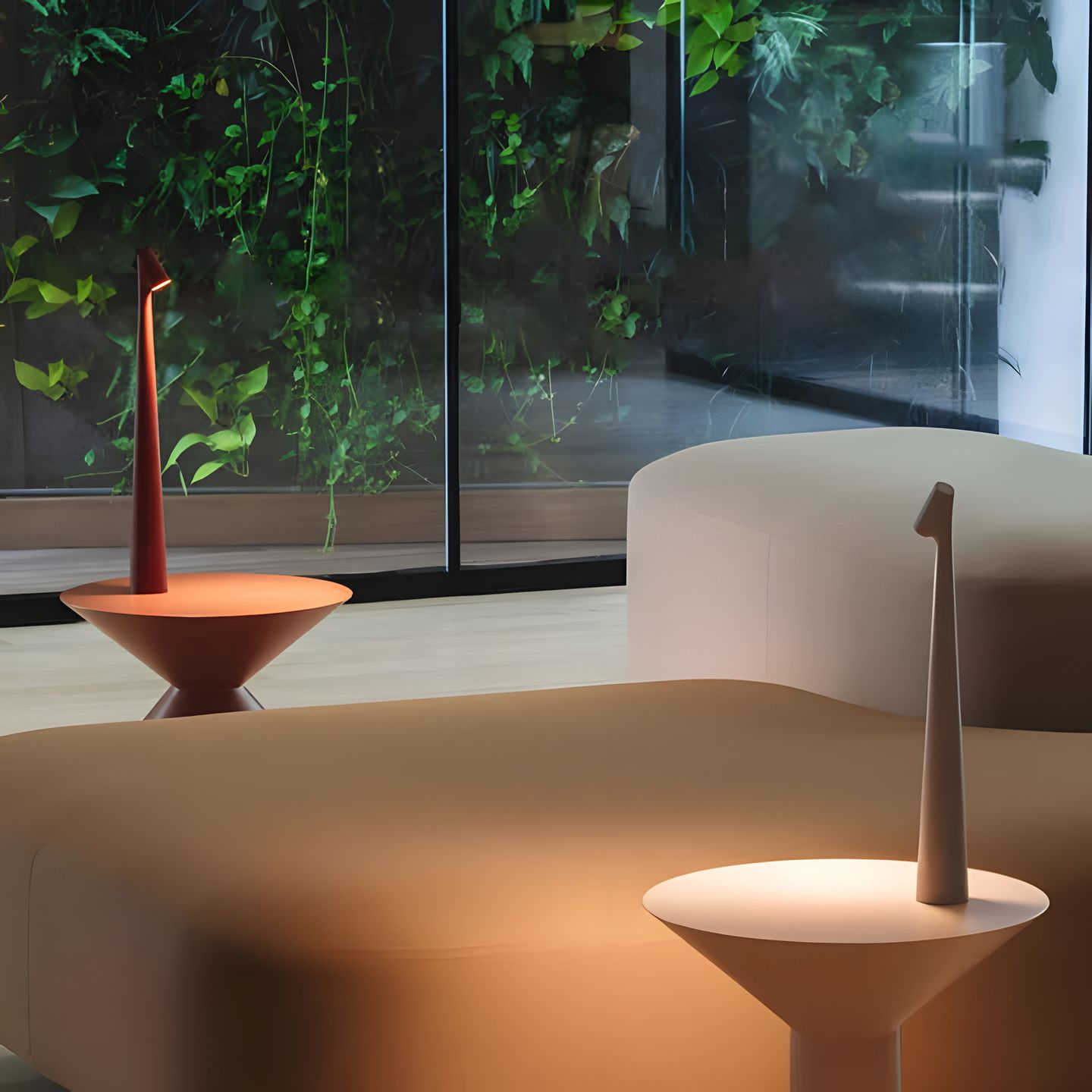 Elegante Tafellamp met Draadloze Functionaliteit – Oplaadbare LED Lamp met Dimfunctie & 3 Helderheidsniveaus