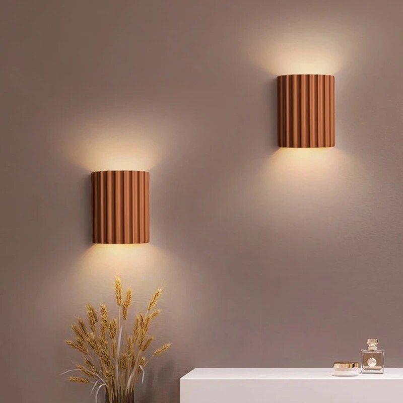 Moderne Kunsthars Wandlamp – Elegante LED Wandverlichting