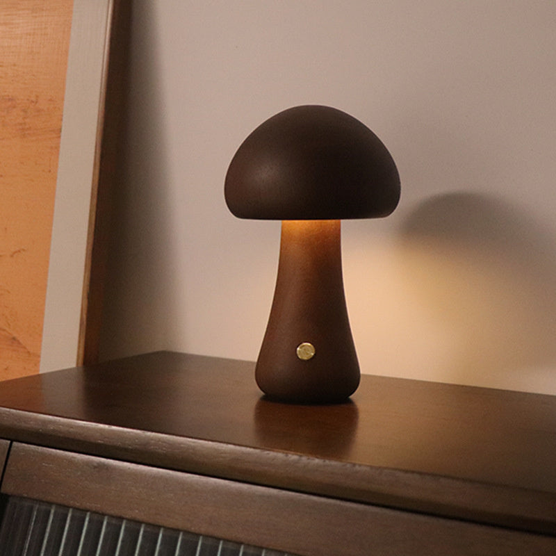 Mini Paddenstoel Tafellamp met Zachte LED Verlichting – Sfeervol Nachtlampje voor Slaapkamer & Kinderkamer