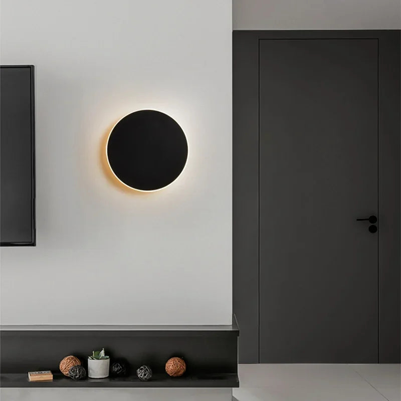 Moderne Ronde LED Wandlamp – Stijlvolle Wandverlichting met Warm Wit Licht