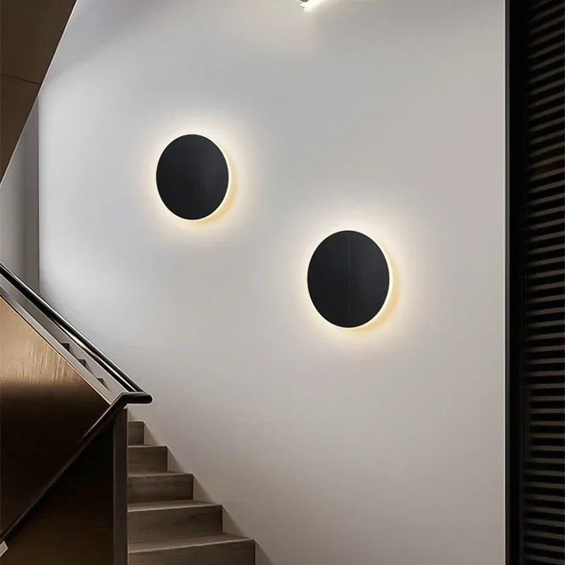 Moderne Ronde LED Wandlamp – Stijlvolle Wandverlichting met Warm Wit Licht