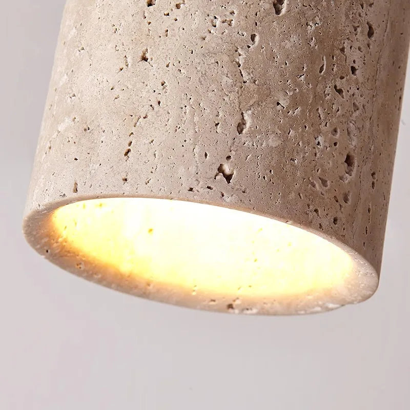 Elegante travertijn inbouw LED-wandlamp – Moderne verlichtingsarmatuur voor binnen en buiten