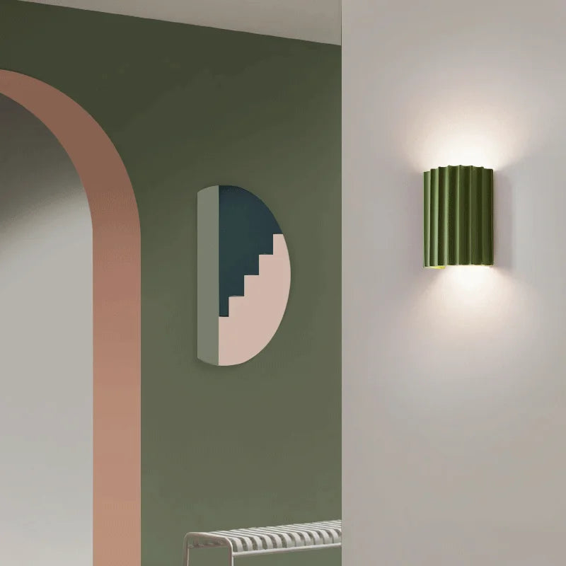 Moderne Kunsthars Wandlamp – Elegante LED Wandverlichting