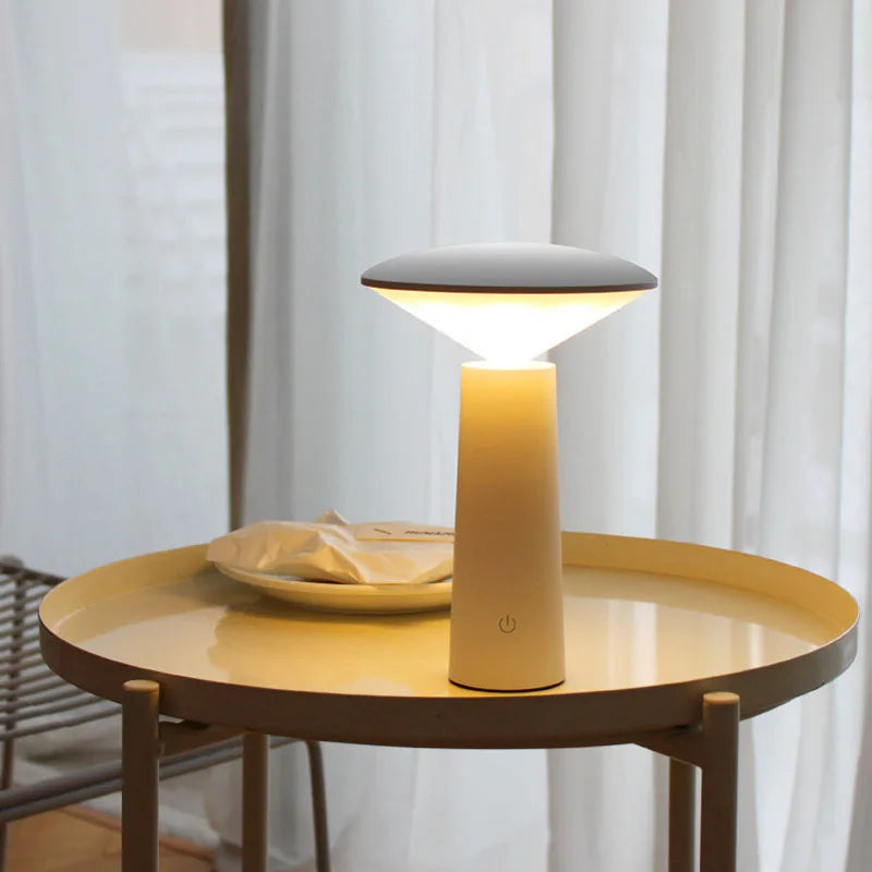 Draadloze LED Tafellamp – Oplaadbare Verlichting met Afstandsbediening & Verstelbare Lichtstanden