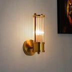 Klassieke Luxe Gouden Badkamer Wandlampen – Elegante LED Wandverlichting van IJzer & Glas