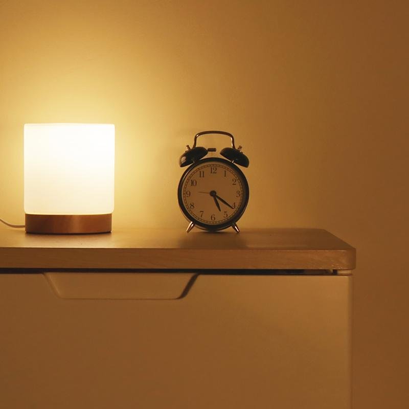 Mini Glazen Tafellampen – Touch-Activatie & 360° LED Verlichting