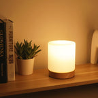 Mini Glazen Tafellampen – Touch-Activatie & 360° LED Verlichting