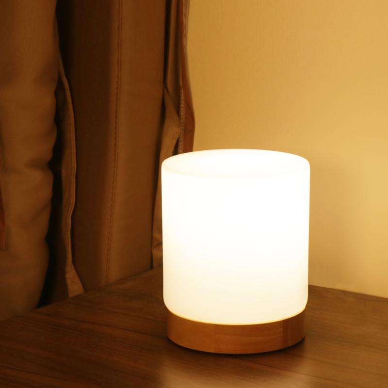 Mini Glazen Tafellampen – Touch-Activatie & 360° LED Verlichting