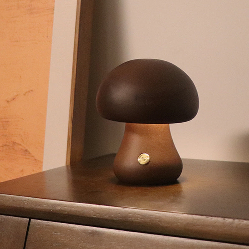 Mini Paddenstoel Tafellamp met Zachte LED Verlichting – Sfeervol Nachtlampje voor Slaapkamer & Kinderkamer