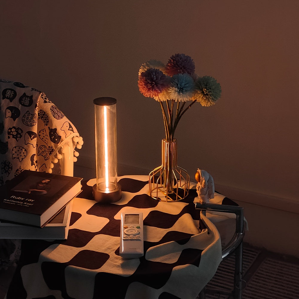 Draadloze LED Tafellamp met USB Oplaadpoort – TouchLicht voor Slaapkamer & Werkplek
