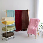 Comfortabele & Warme Deken – Perfect voor Bank, Bed, Kantoor en Reizen