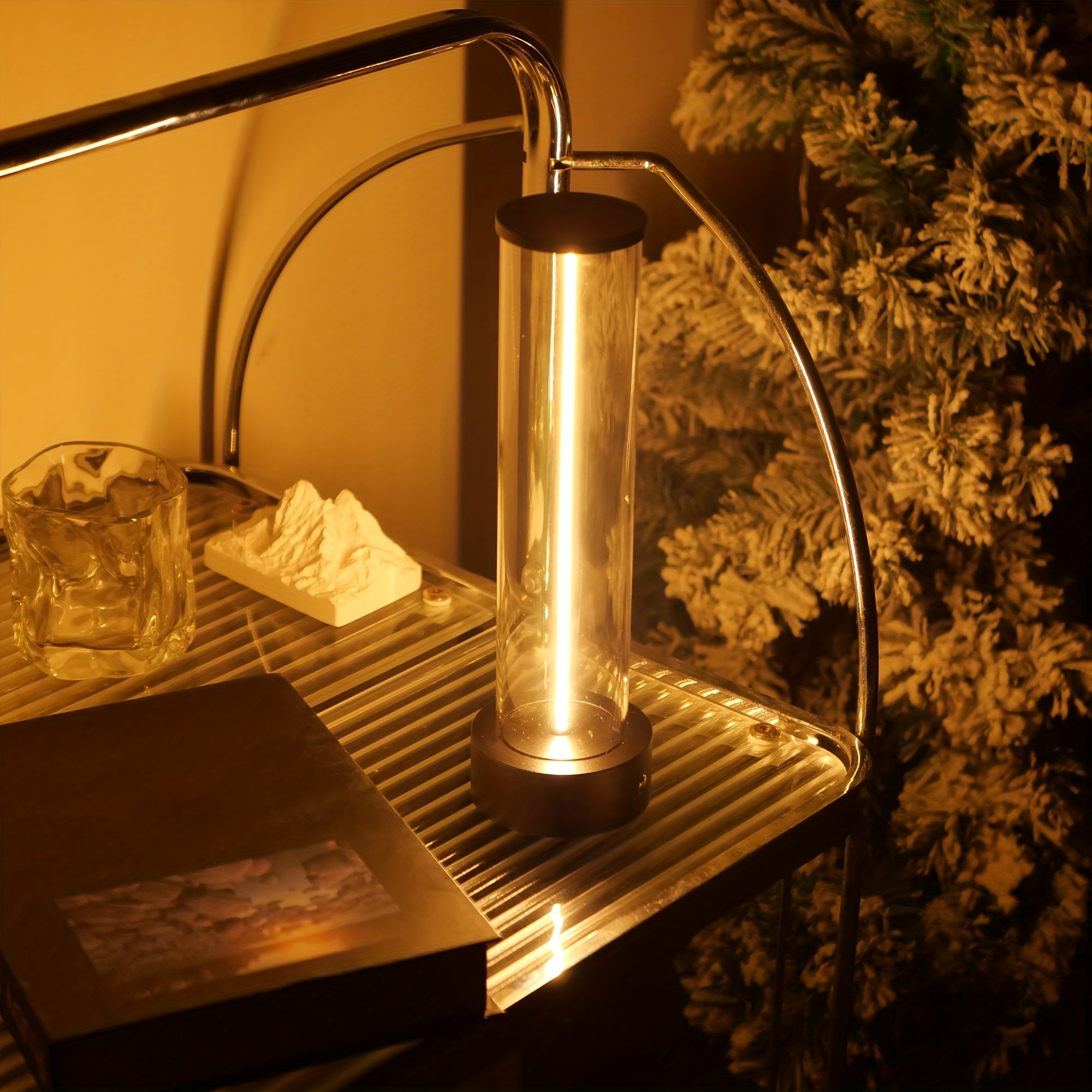 Draadloze LED Tafellamp met USB Oplaadpoort – TouchLicht voor Slaapkamer & Werkplek