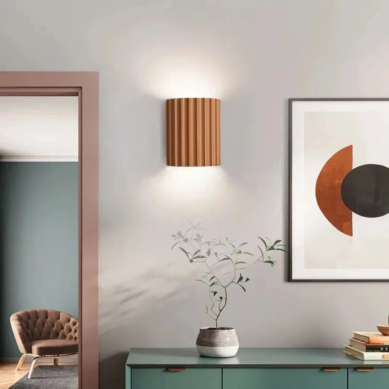 Moderne Kunsthars Wandlamp – Elegante LED Wandverlichting