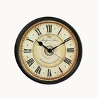 Retro metalen wandklok – vintage industriële stijl met duurzaam ontwerp